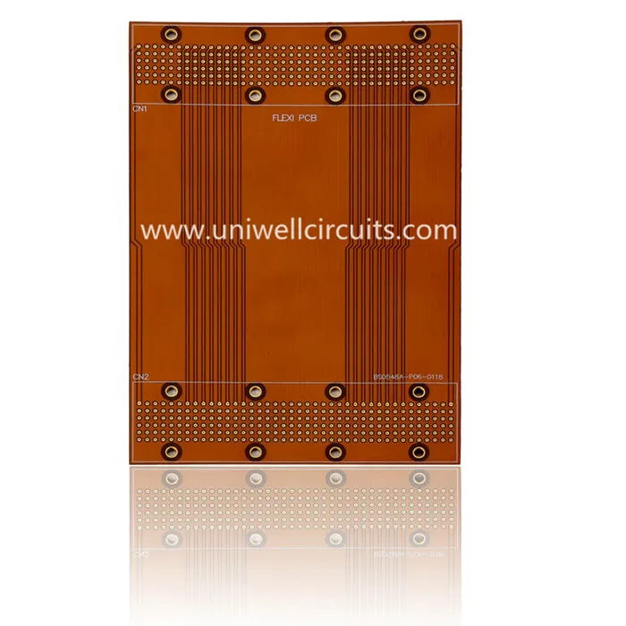 Placa de circuito flexible de detector de metales