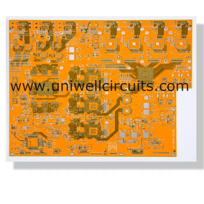 Máscara de la soldadura amarilla PCB